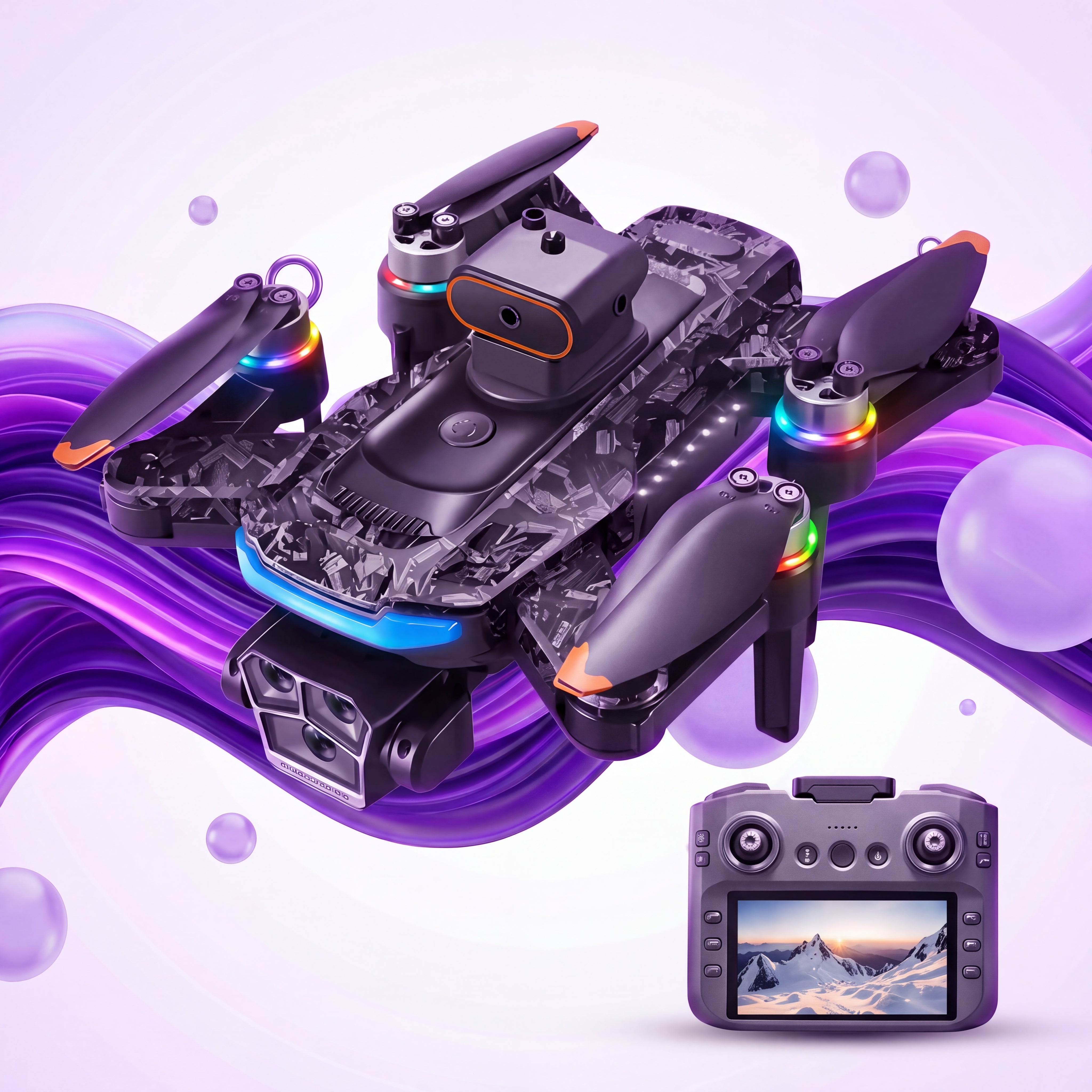 Drone A14 Pro Max com GPS