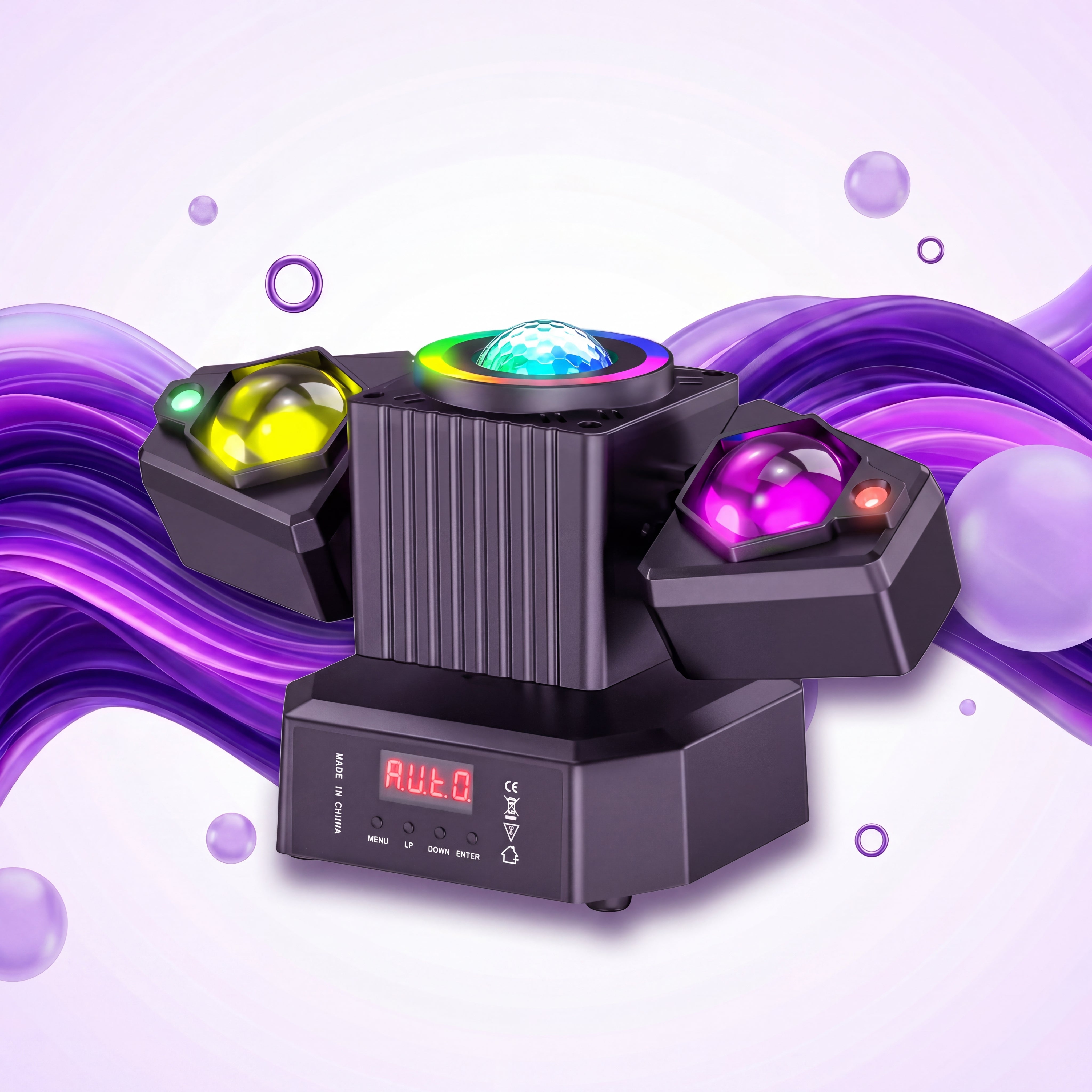 Dual-Arm RGBW Stage Light