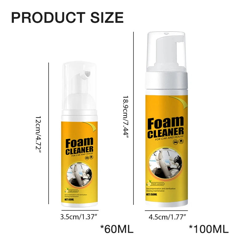Mutipurpose Foam Spray For Car Cleaning
