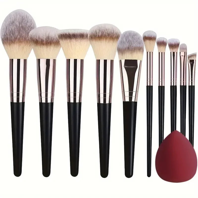 3/20-Piece Professional Soft & Fluffy Makeup Brush Set