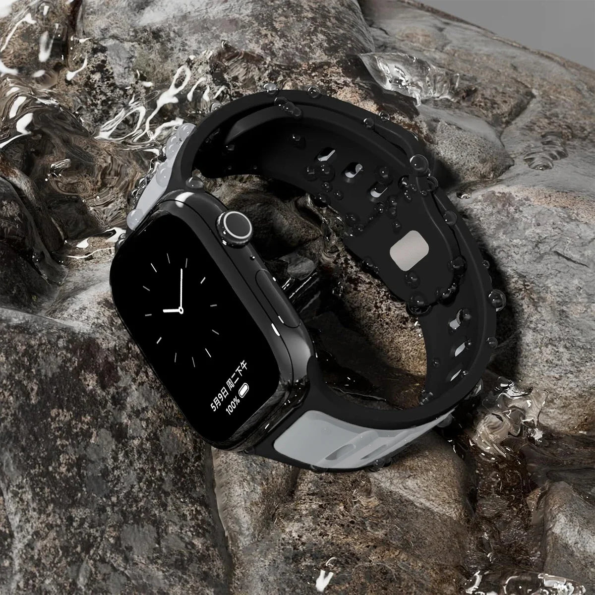 Silicone Strap Sports Band for Apple Watcm