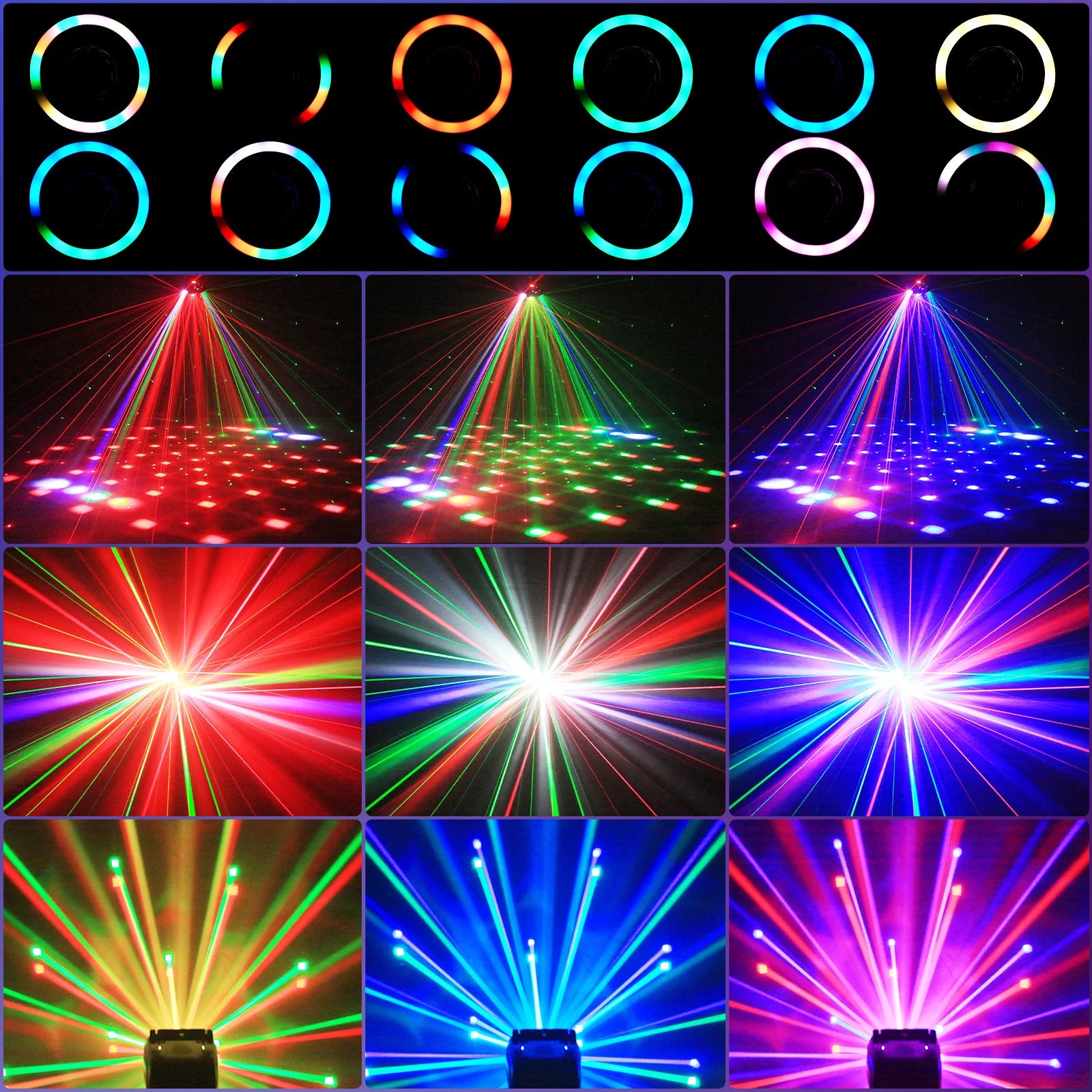 Dual-Arm RGBW Stage Light