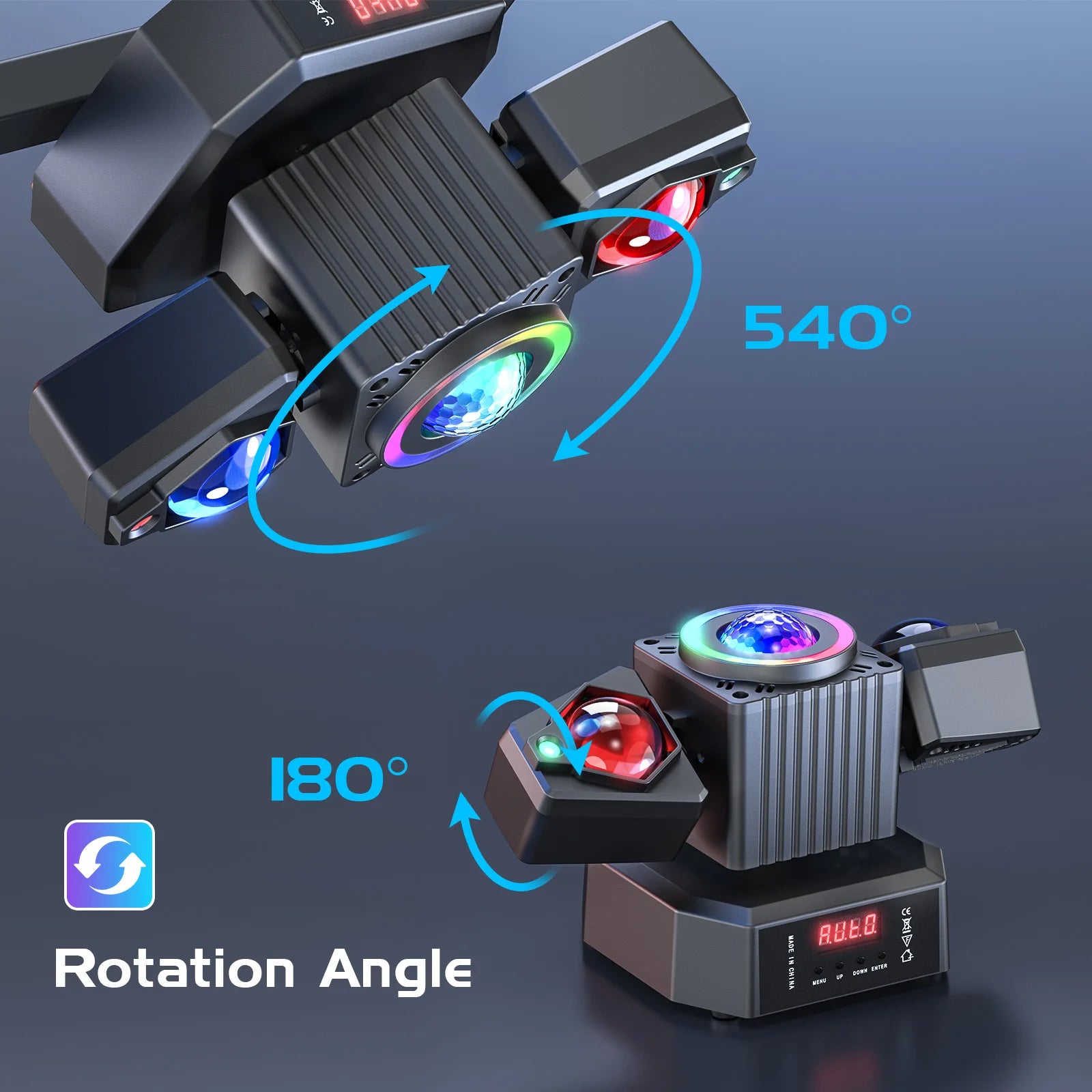 Dual-Arm RGBW Stage Light