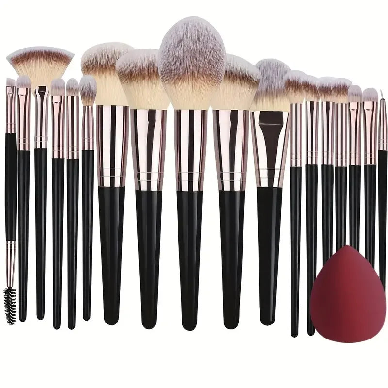 3/20-Piece Professional Soft &amp; Fluffy Makeup Brush Set