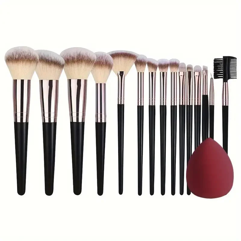 3/20-Piece Professional Soft &amp; Fluffy Makeup Brush Set