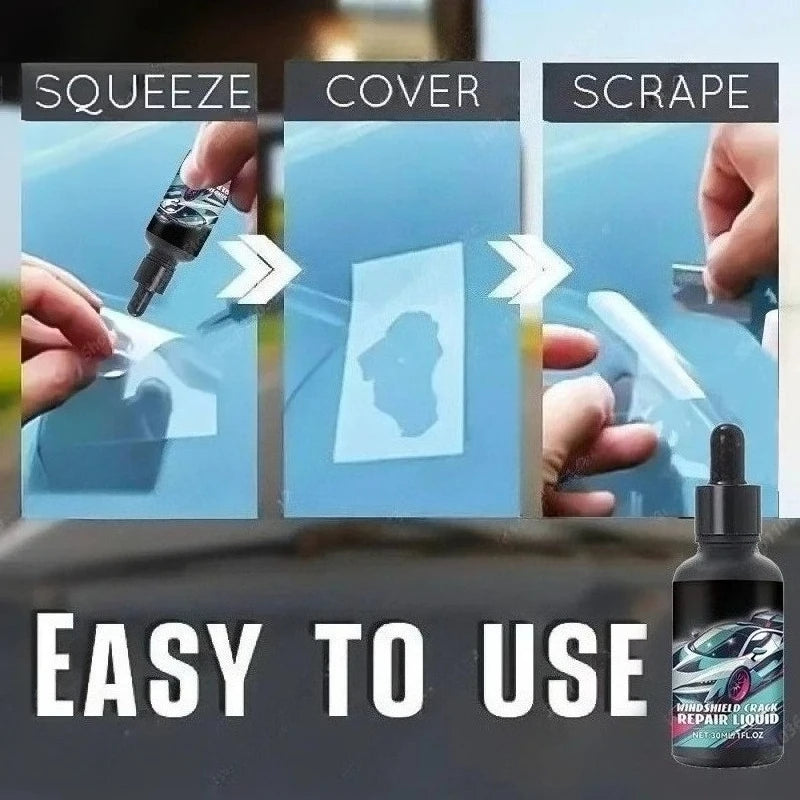 Magic Windshield Crack Repair Kit