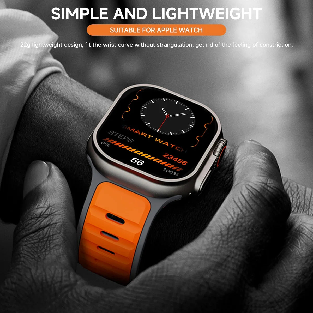Silicone Strap Sports Band for Apple Watcm