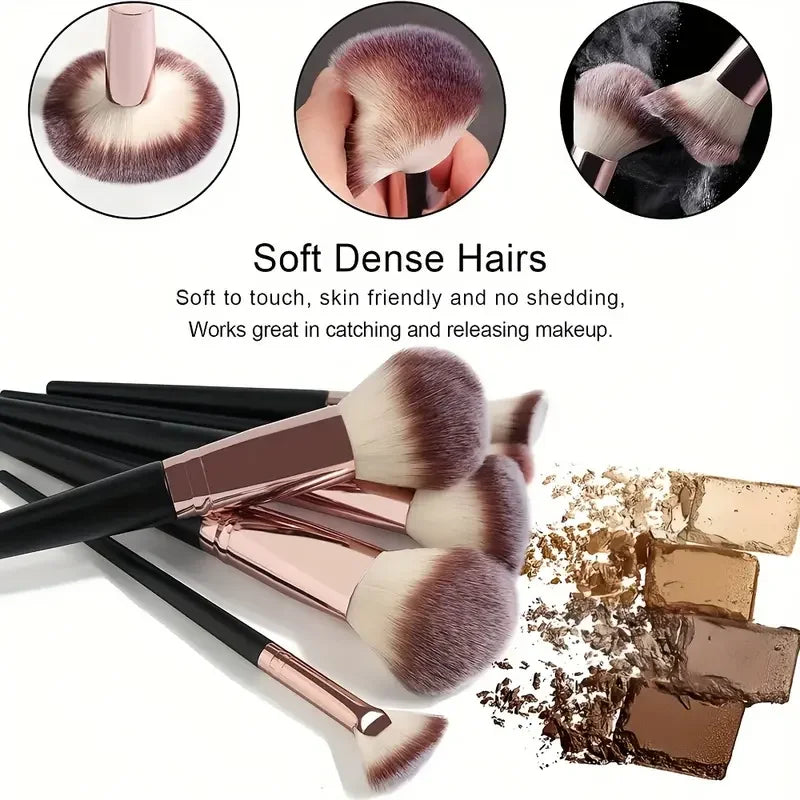 3/20-Piece Professional Soft &amp; Fluffy Makeup Brush Set