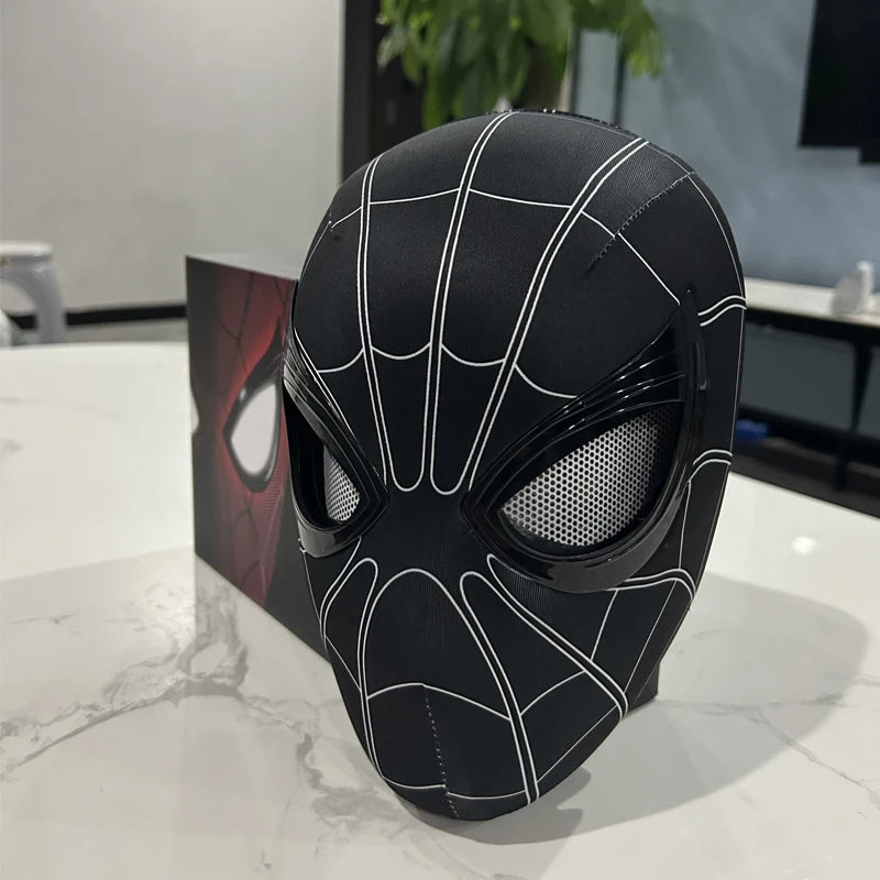 Miles Spider-Man Electronic Mask — 1:1 Scale with Glowing, Moving Eyes