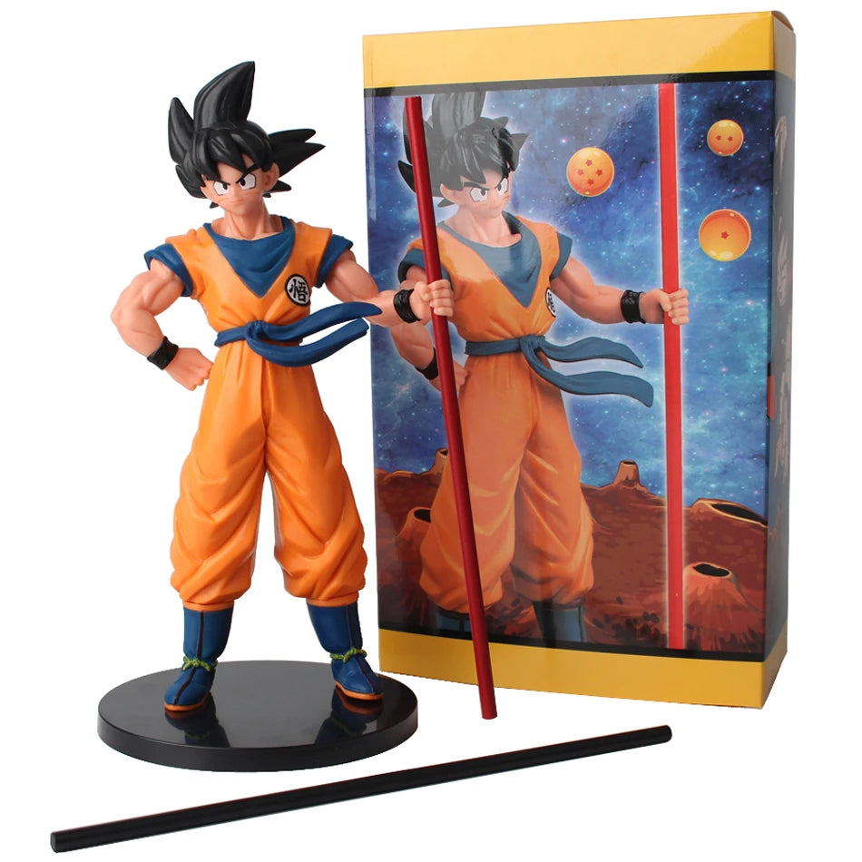 Dragon Ball Super Saiyan Goku Action Figure, 22cm