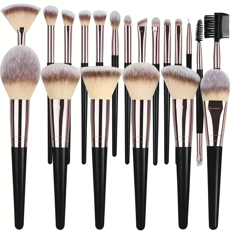 3/20-Piece Professional Soft &amp; Fluffy Makeup Brush Set