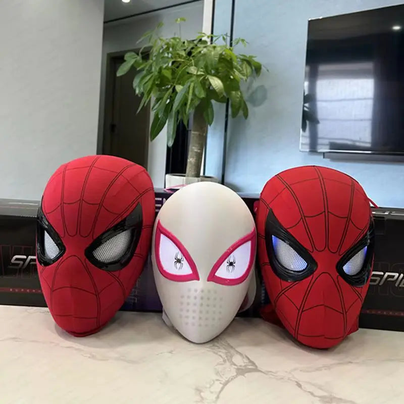 Miles Spider-Man Electronic Mask — 1:1 Scale with Glowing, Moving Eyes