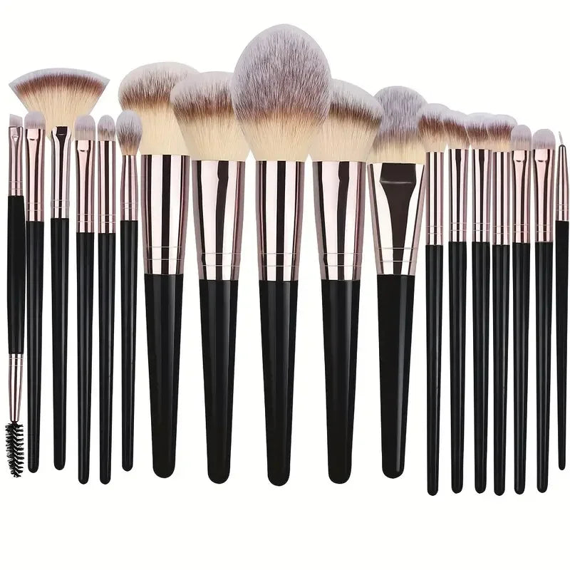 3/20-Piece Professional Soft &amp; Fluffy Makeup Brush Set